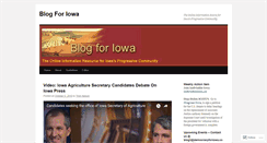 Desktop Screenshot of blogforiowa.com